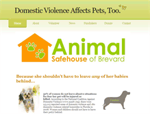 Tablet Screenshot of animalsafehousebrevard.org